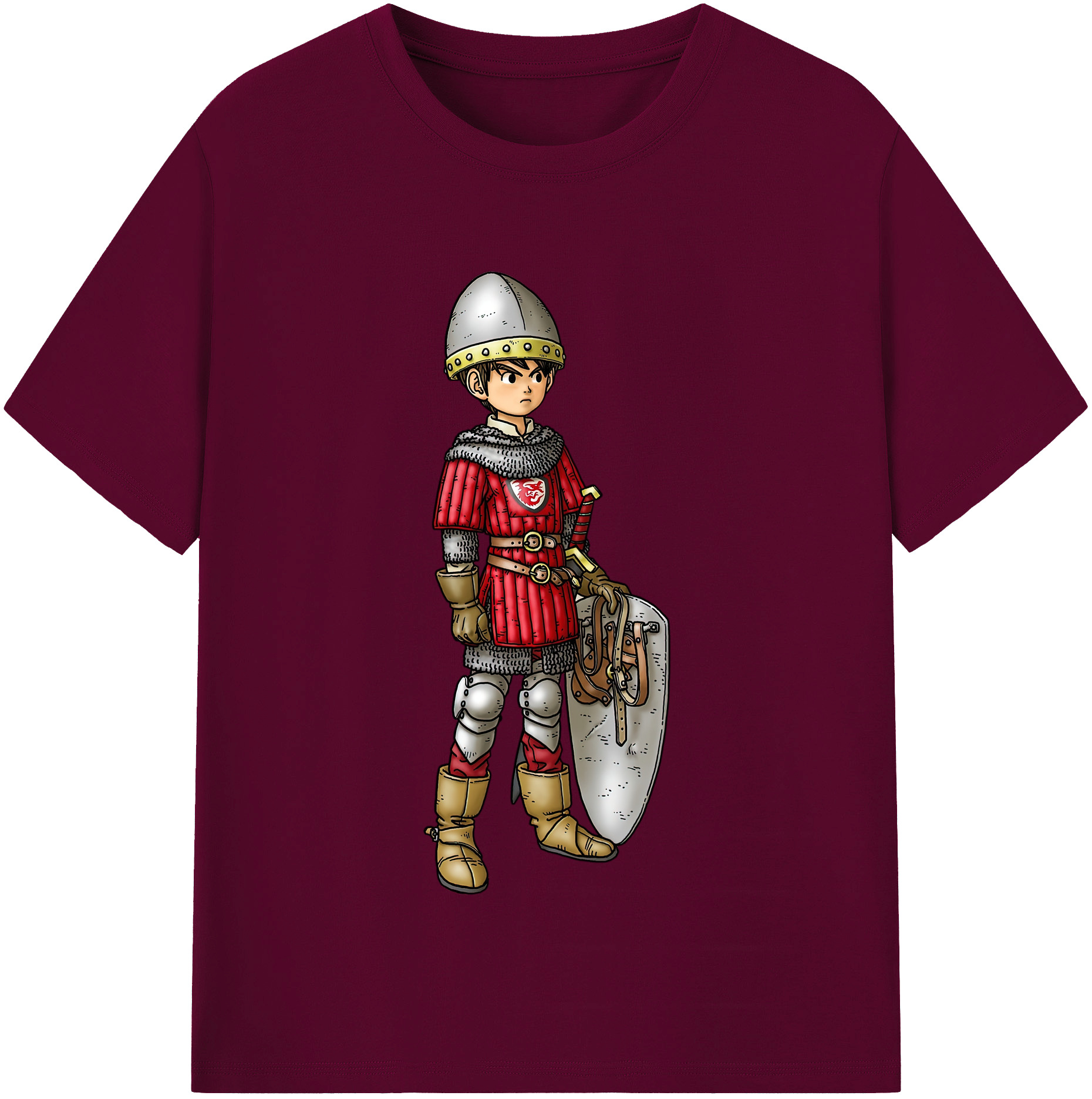 （画像用） ドラゴンクエスト Doragon Kuesuto Dragon Quest レディースカジュアルプリントTシャツ（綿100％）